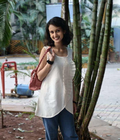 Pure Cotton Hand crafted Short Top