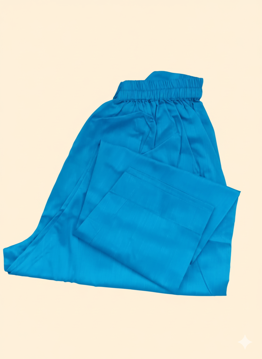 Semi Raw Silk Cigar Pant