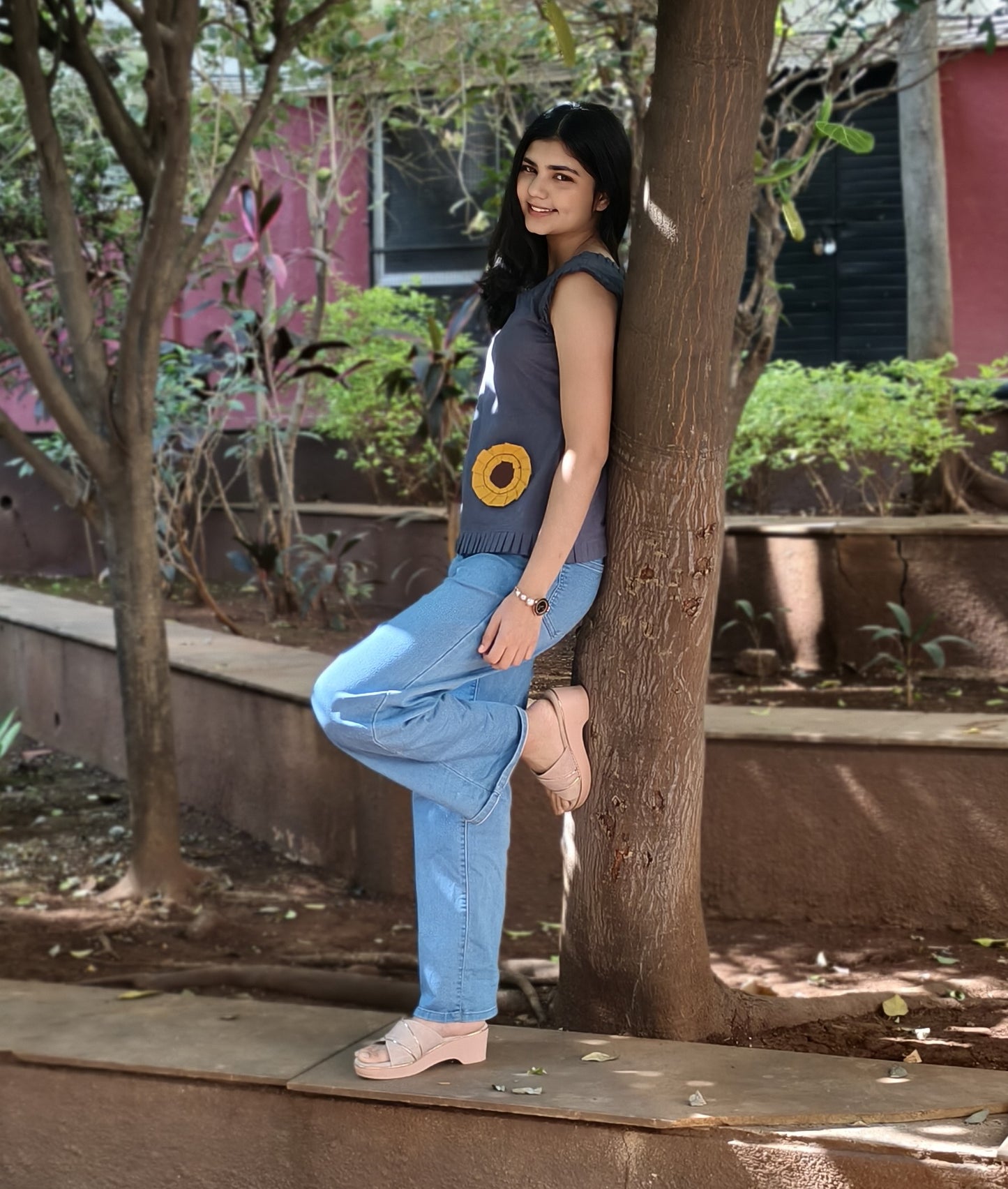 Pure Cotton Hand Crafted Short Top