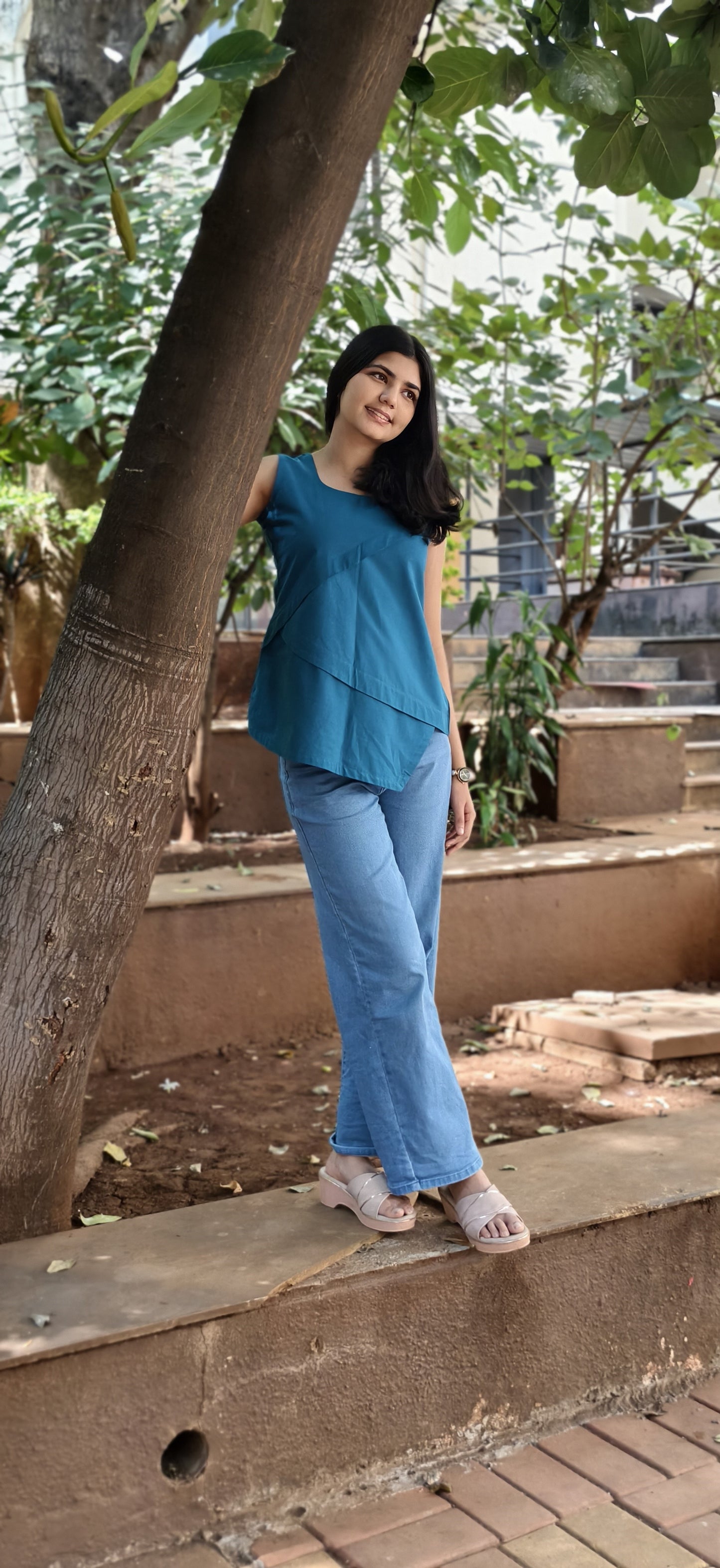 Pure Cotton Hand Crafted Short Top