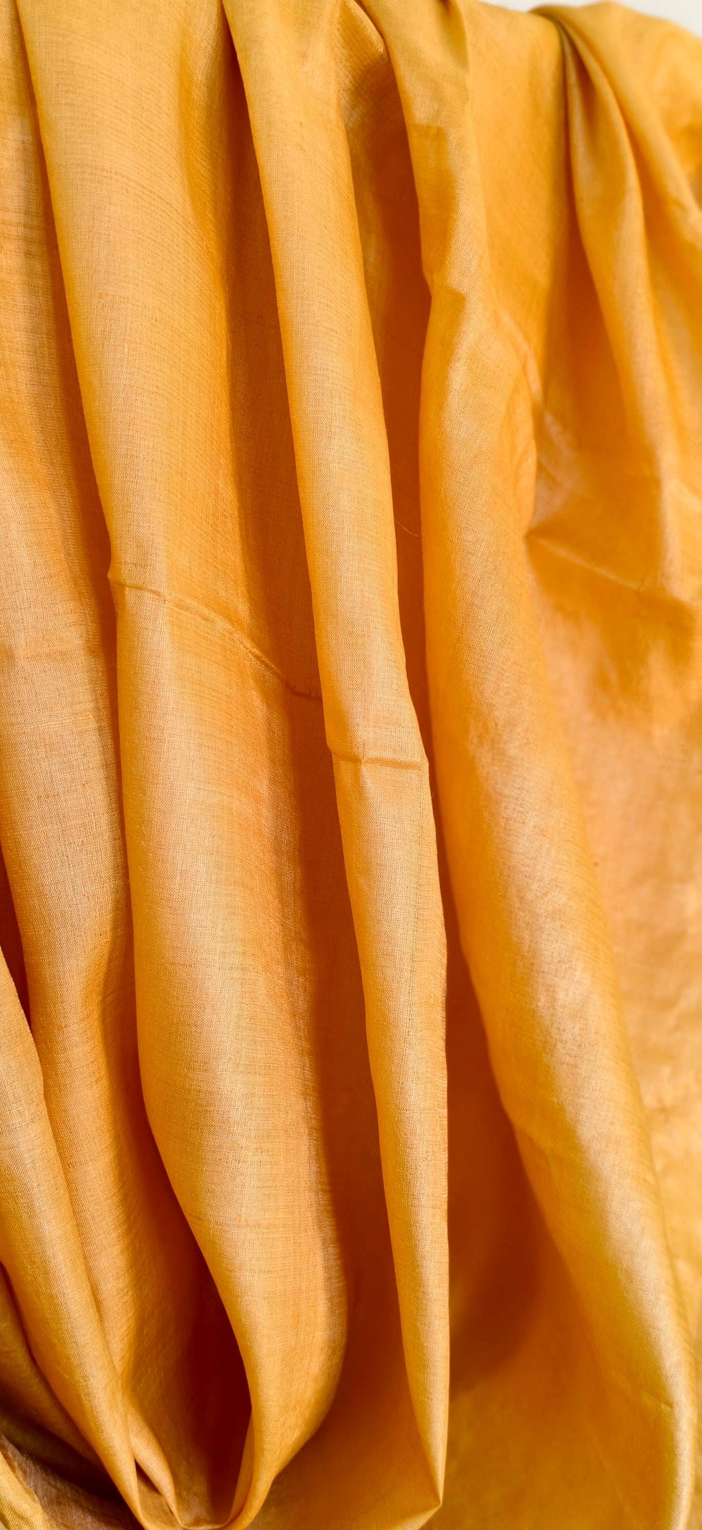Pure Tussar Silk Plain Fabric