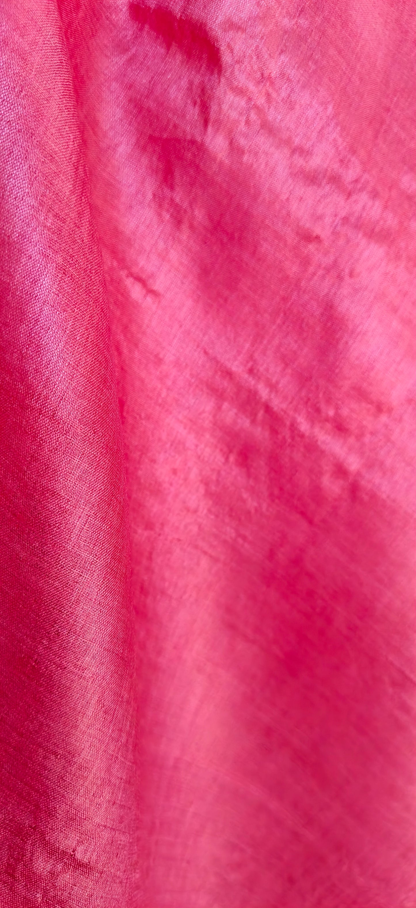Pure Tussar Silk Plain Fabric