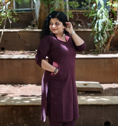 Pure Khadi Co Ord Set