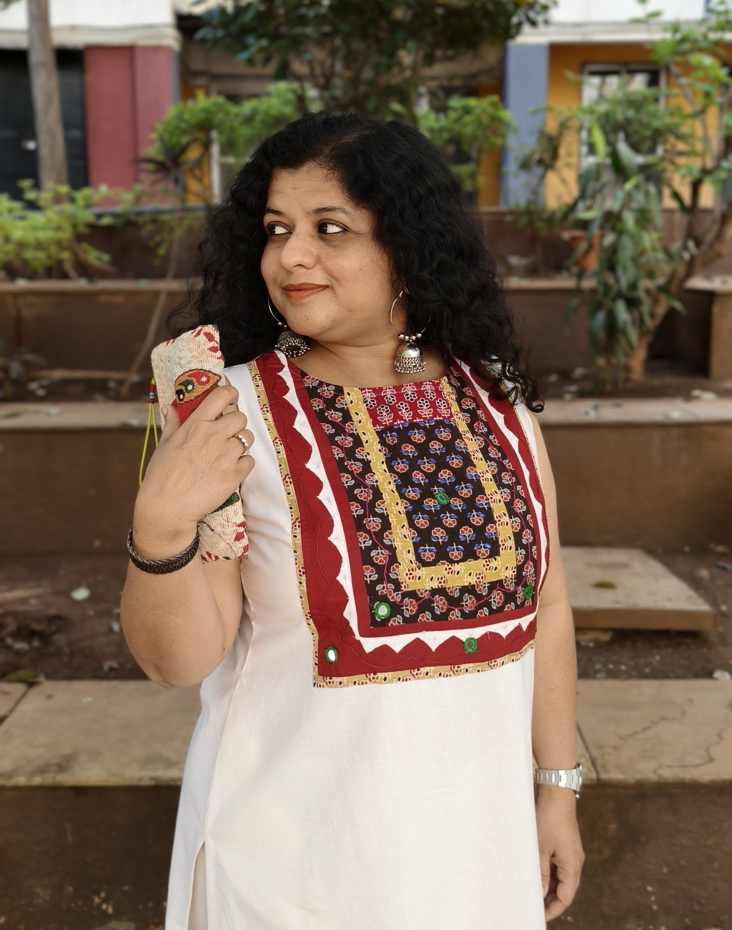 Pure Cotton Hand Crafted Kurti