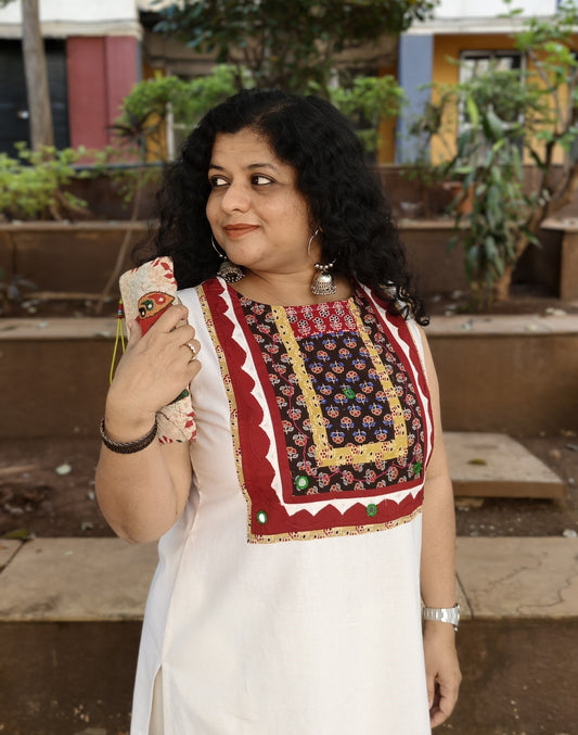 Pure Cotton Hand Crafted Kurti