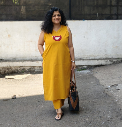 Pure Cotton Hand Crafted Straight Kurti