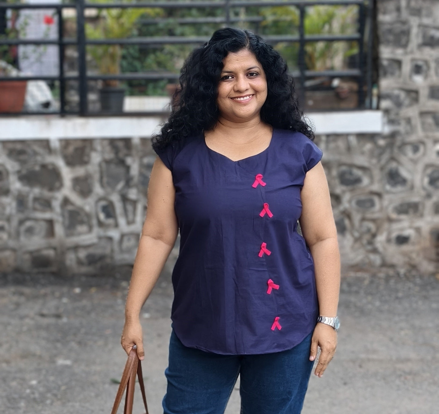 Pure Cotton Hand Crafted Short Top