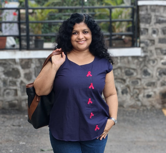 Pure Cotton Hand Crafted Short Top