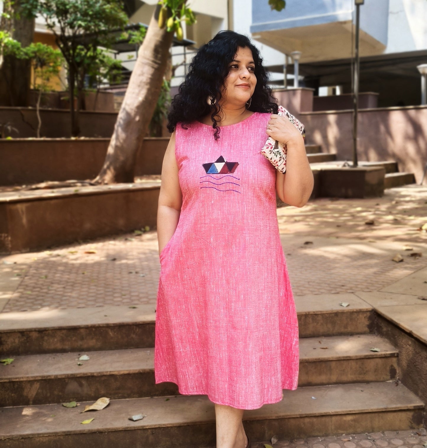 Pure Khadi Patchwork One piece
