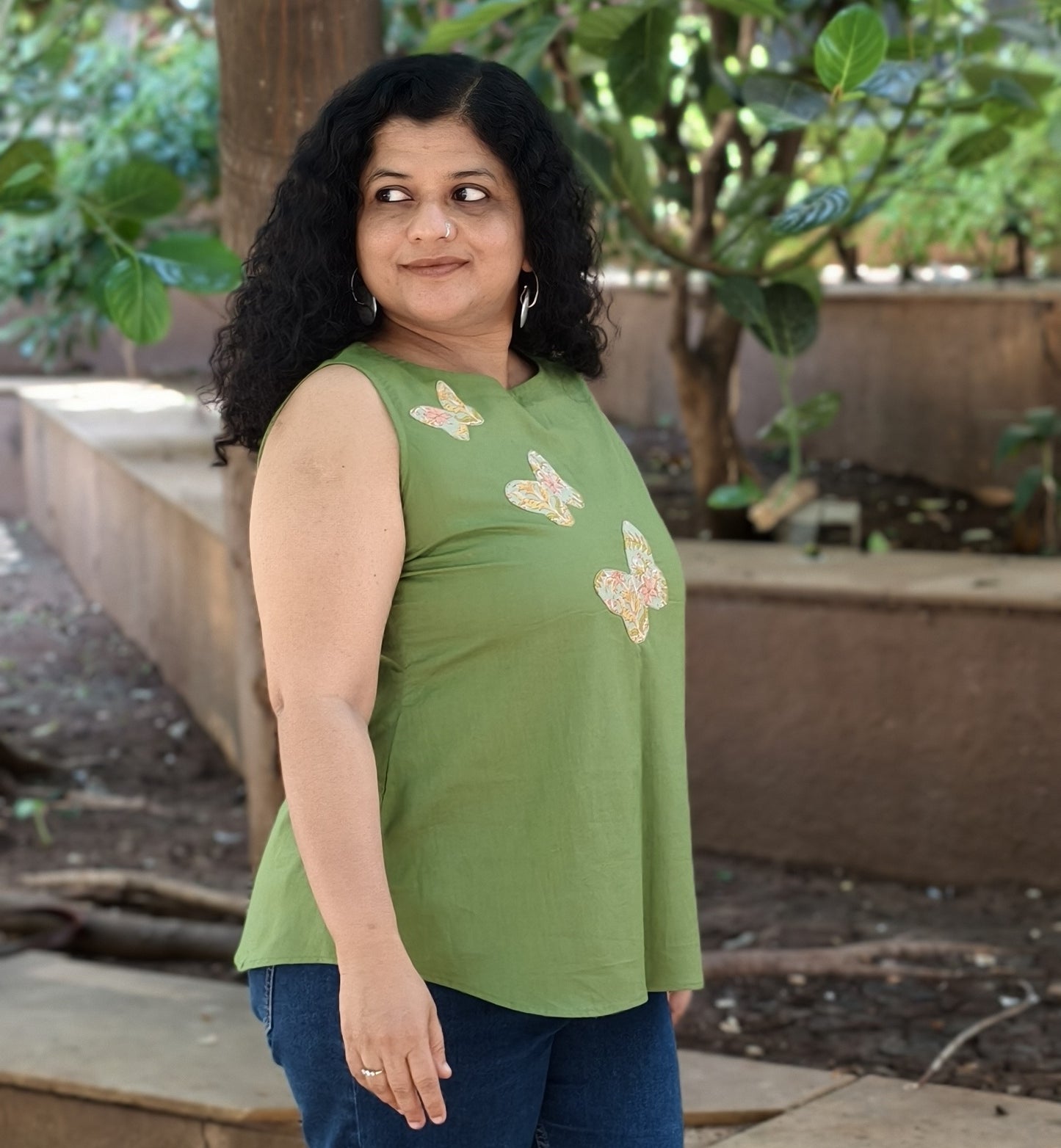 Pure Cotton Hand Crafted Short Top