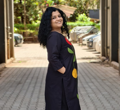 Pure Cotton Hand Crafted Straight Kurti