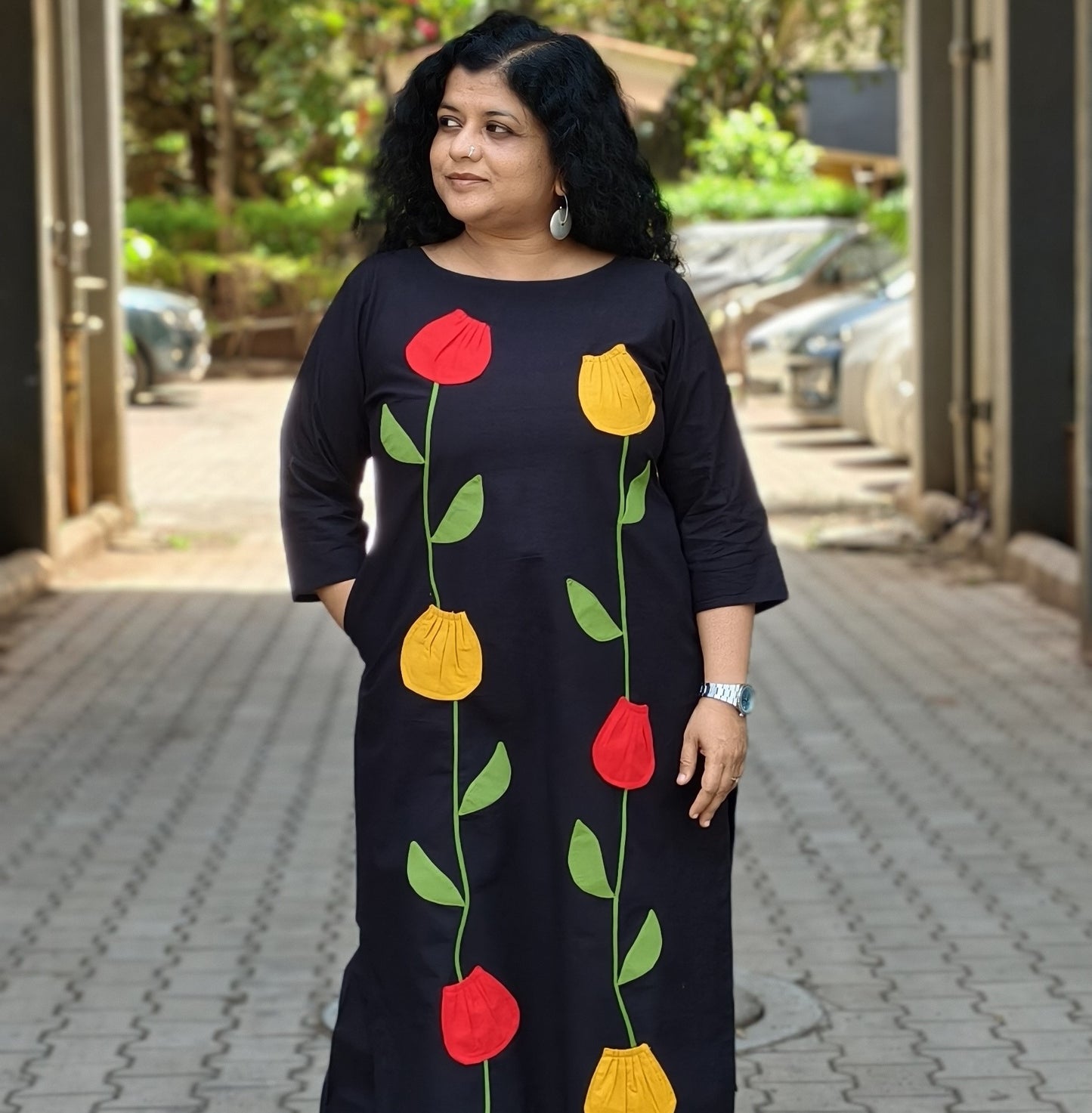 Pure Cotton Hand Crafted Straight Kurti