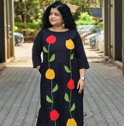 Pure Cotton Hand Crafted Straight Kurti