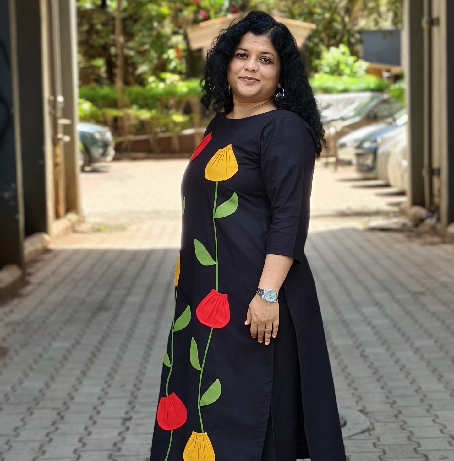 Pure Cotton Hand Crafted Straight Kurti