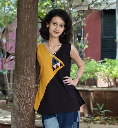 Pure Cotton Hand crafted Short Top