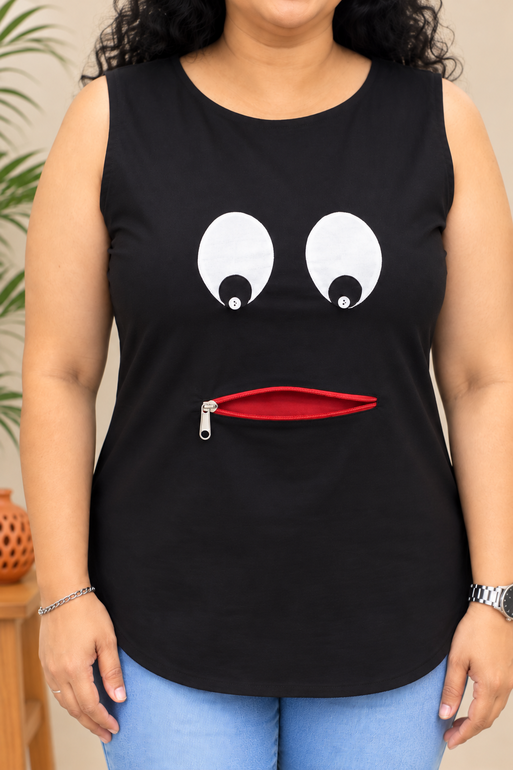 Pure Cotton Hand Crafted Short Top