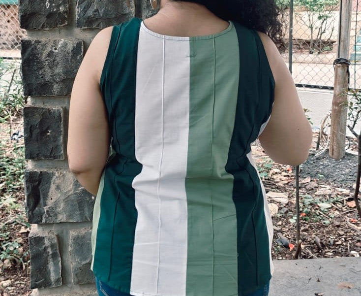 Pure Cotton Hand Crafted Short Top