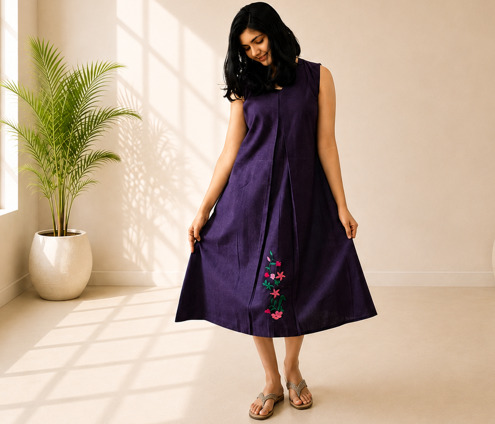 Pure Khadi Handcrafted One Piece