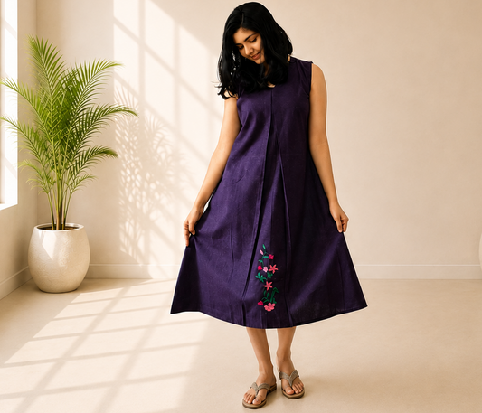 Pure Khadi Handcrafted One Piece