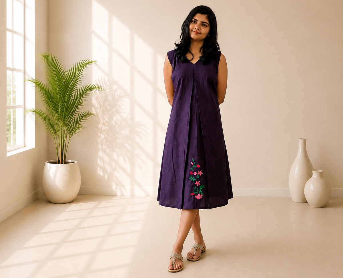 Pure Khadi Handcrafted One Piece