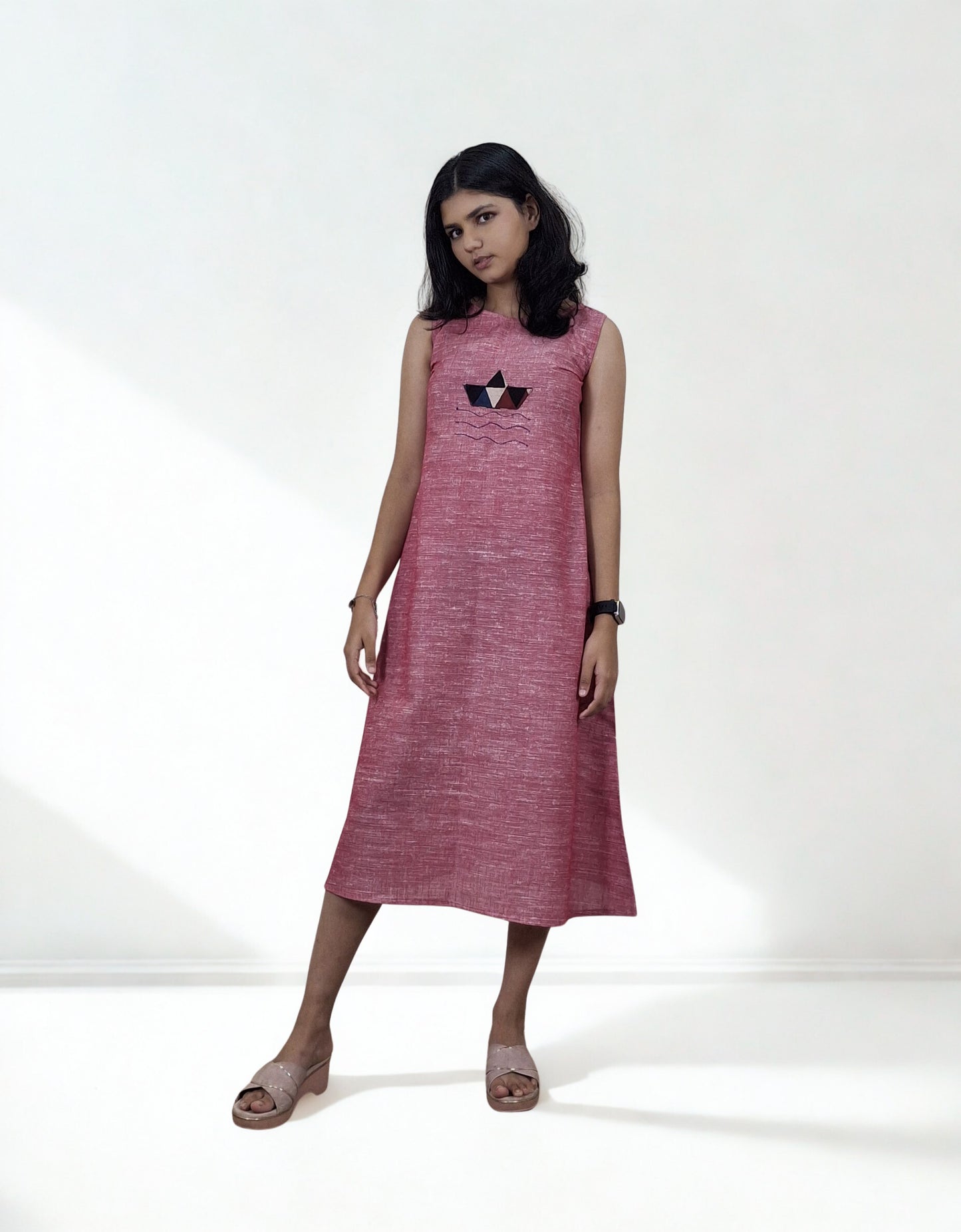 Pure Khadi Patchwork One piece