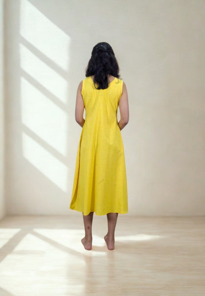 Handwoven Handspun Cotton Plain One Piece