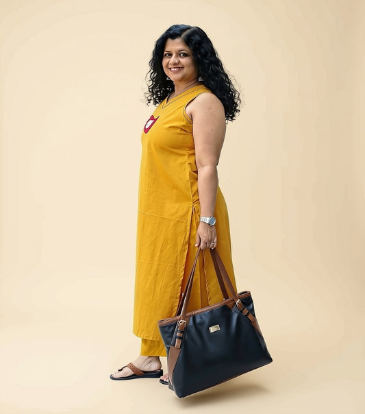 Pure Cotton Hand Crafted Straight Kurti