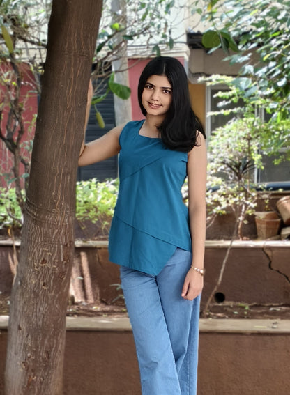 Pure Cotton Hand Crafted Short Top