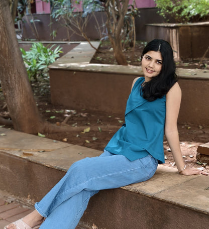 Pure Cotton Hand Crafted Short Top