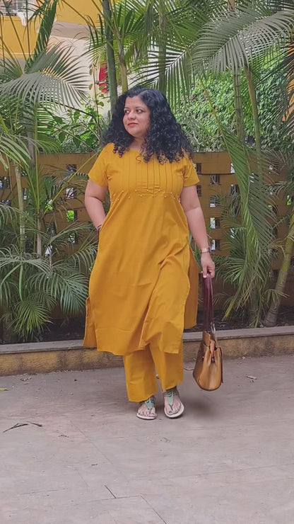 Pure Cotton Hand Crafted Straight Kurti
