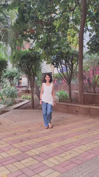 Pure Cotton Hand crafted Short Top