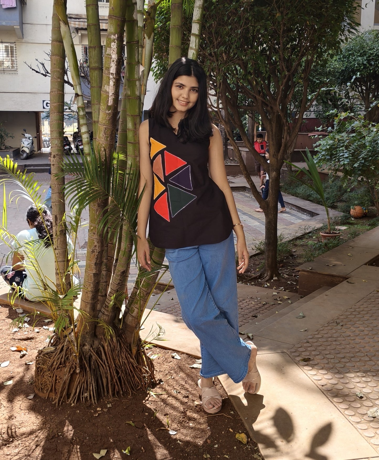 Pure Cotton Hand Crafted Short Top